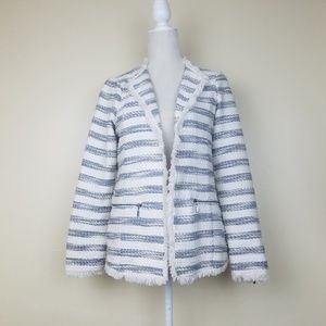 Willow and Clay Open Front Blazer Jacket Sz Small